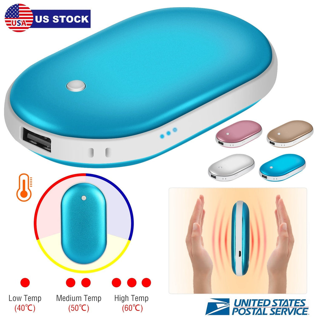 2-in-1 Double Sided Hand Warmer + Power Bank