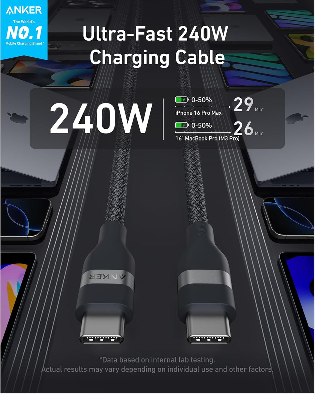 Anker USB-C to USB-C Cable 240W