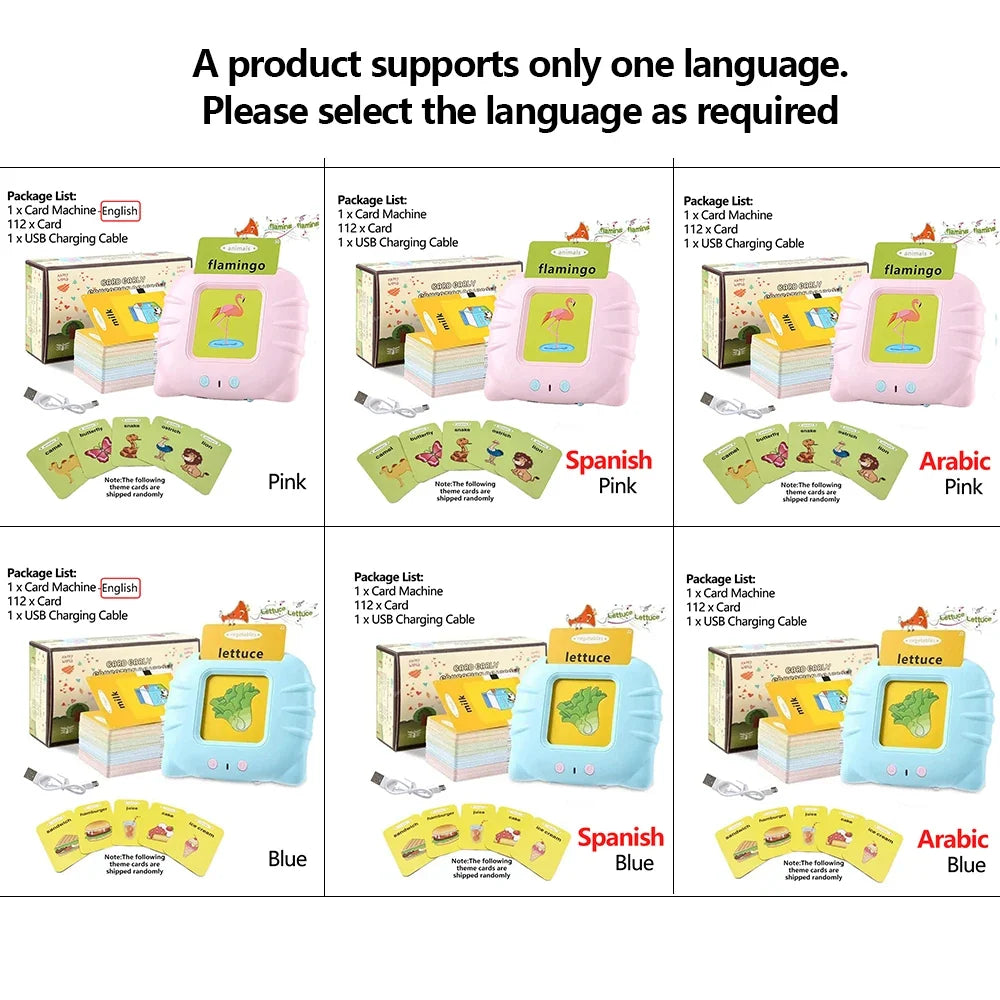 Talking Flashcard Learning Machine